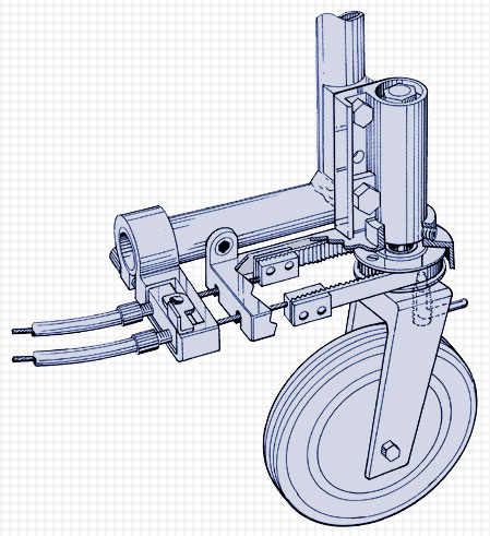 Lever Drive Wheelchairs mechanical details.