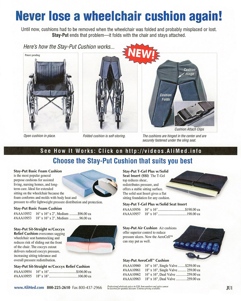 WHEELCHAIR CUSHIONS